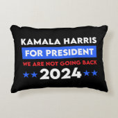 カマラハリス大統領に戻るつもりはない アクセントクッション (正面)