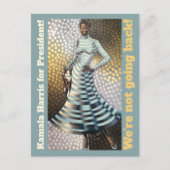 カマラハリス大統領に!戻らない! ポストカード (正面)
