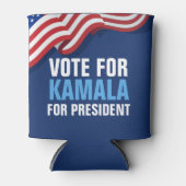 カマラハリス大統領の大統領選挙に投票 缶クーラー (正面)