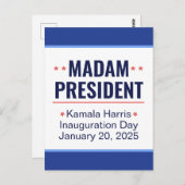 カマラハリス大統領就任式 ポストカード (正面/裏面)