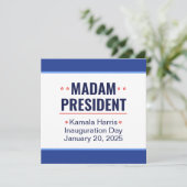 カマラハリス大統領就任式 招待状 (スタンド正面)