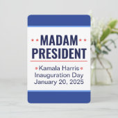 カマラハリス大統領就任式 招待状 (スタンド正面)