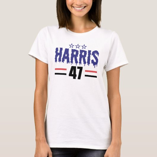 カマラハリス大統領投票2024 Tim Walz Tシャツ (正面)