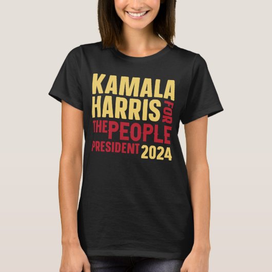 カマラハリス大統領投票2024 Tim Walz Tシャツ (正面)