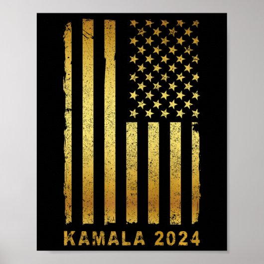 カマラハリス大統領選挙キャンペーン2024レトロヴィンタグ ポスター (正面)