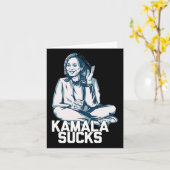 カマラハリス大統領選挙トランプハロウィーン カード (黄色い花)