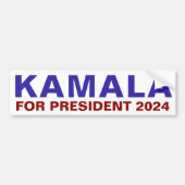 カマラハリス大統領選挙民主党員2020 バンパーステッカー (正面)