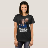 カマラハリス大統領選挙2024トランプHallow Tシャツ (正面フル)