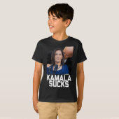 カマラハリス大統領選挙2024トランプHallow Tシャツ (正面フル)
