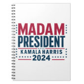 カマラハリス大統領2024投票民主党員 ノートブック (正面)