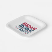 カマラハリス大統領2024投票民主党員 ペーパープレート (傾斜あり)