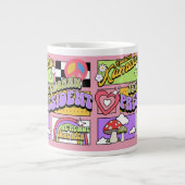 カマラハリス女性大統領就任式 ジャンボコーヒーマグカップ (正面)