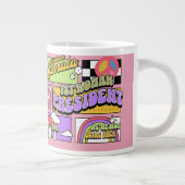 カマラハリス女性大統領就任式 ジャンボコーヒーマグカップ (右)