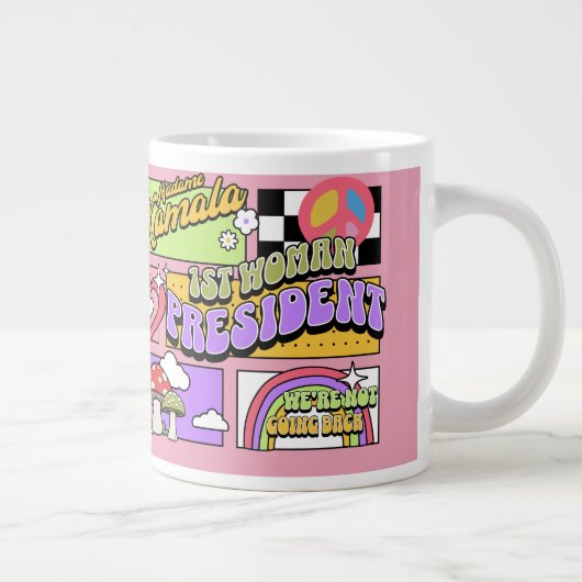 カマラハリス女性大統領就任式 ジャンボコーヒーマグカップ (右)