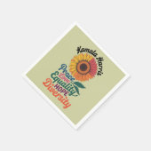 カマラハリス平和愛の平等の希望の多様性 スタンダードカクテルナプキン (角)