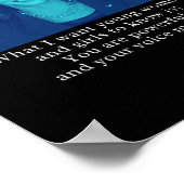 カマラハリス引用文ティー ポスター (角)