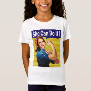 カマラハリス彼女はそれを行うことができる女の子のジャージ素晴らしー Tシャツ