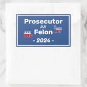 カマラハリス検事vsフェロン 長方形シール (バッグ)