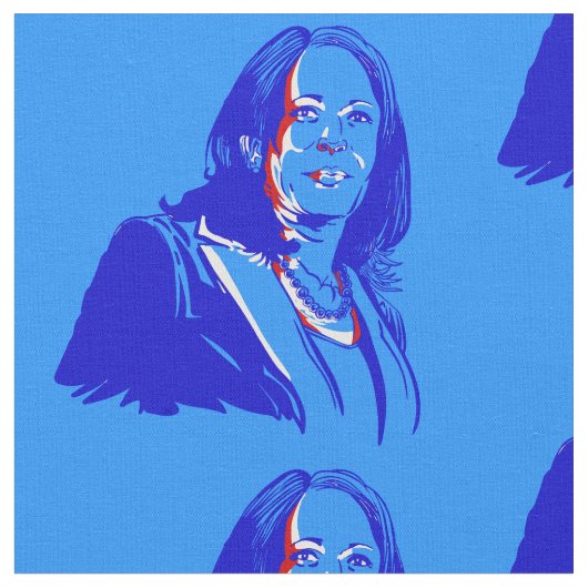 カマラハリス民主党副大統領 ファブリック (クローズアップ)