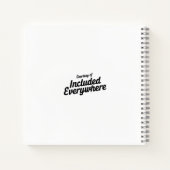 カマラハリス猫レディースロック！ノートブック ノートブック (裏面)