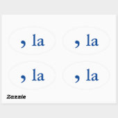 カマラハリス発音 楕円形シール (シート)