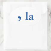 カマラハリス発音 楕円形シール (バッグ)