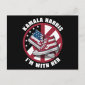 カマラハリス私は彼女の愛国的な話をしている ポストカード (正面)