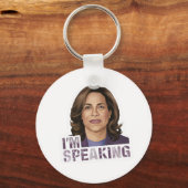 カマラハリス私は話希望のディベート引用文 キーホルダー (裏面)