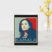 カマラハリス私は話引用文ジョーバイデン氏2020 カード (黄色い花)