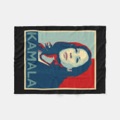 カマラハリス私は話引用文ジョーバイデン氏2020 フリースブランケット (正面(横))