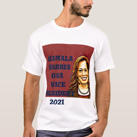 カマラハリス第46回副社長_ Tシャツ (正面)