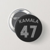カマラハリス第47期大統領選挙ギフト 缶バッジ (正面&裏面)