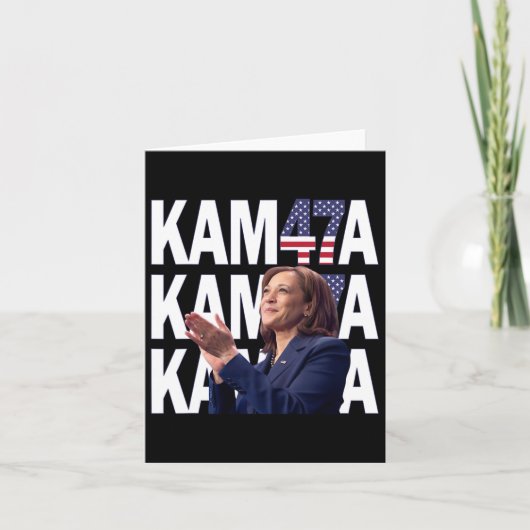カマラハリス第47期米国大統領 カード (正面)