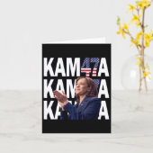 カマラハリス第47期米国大統領 カード (黄色い花)