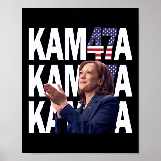 カマラハリス第47期米国大統領 ポスター (正面)