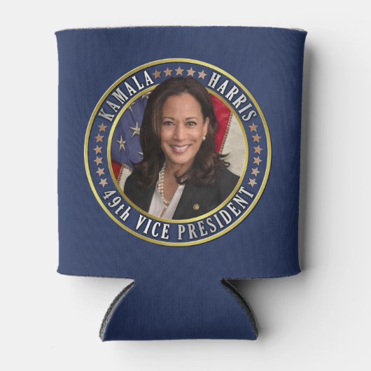 カマラハリス第49期副会長記念 缶クーラー (正面)