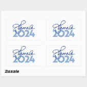 カマラハリス署名2024 長方形シール (シート)