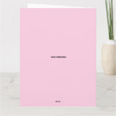 カマラハリス誕生日グリーティおもしろいング カード (裏面)