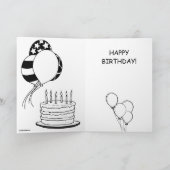 カマラハリス誕生日 カード (内部)