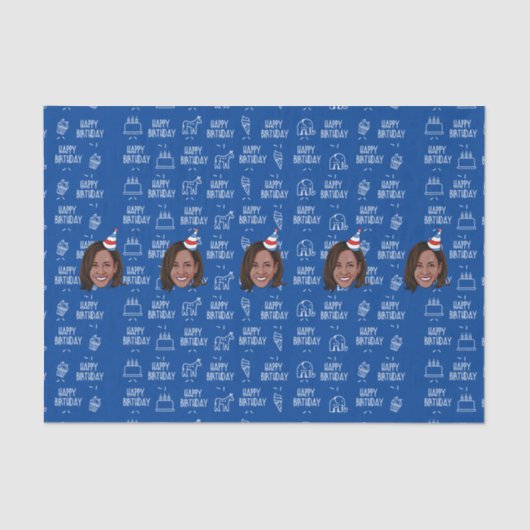 カマラハリス誕生日 薄葉紙 (正面)