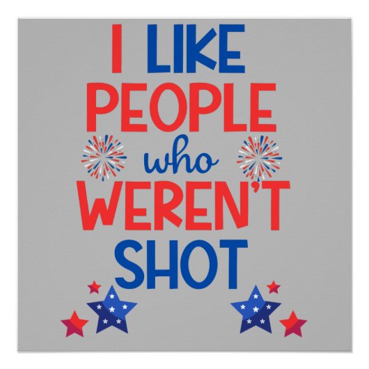 カマラハリス選挙おもしろいアンチ – トランプ赤&青 ポスター (正面)