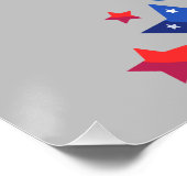 カマラハリス選挙おもしろいアンチ – トランプ赤&青 ポスター (コーナー)