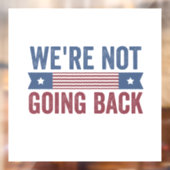 カマラハリス選挙に戻らない ウィンドウサイン (シート2)