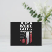 カマラハリス選挙の白人2024年 ポストカード (スタンド正面)