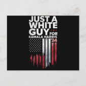 カマラハリス選挙の白人2024年 ポストカード (正面)