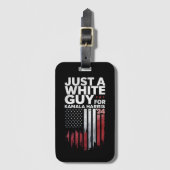 カマラハリス選挙の白人2024年 ラゲッジタグ (正面縦)