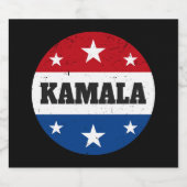 カマラハリス選挙区2024V スパークリングワインラベル (シングルラベル)