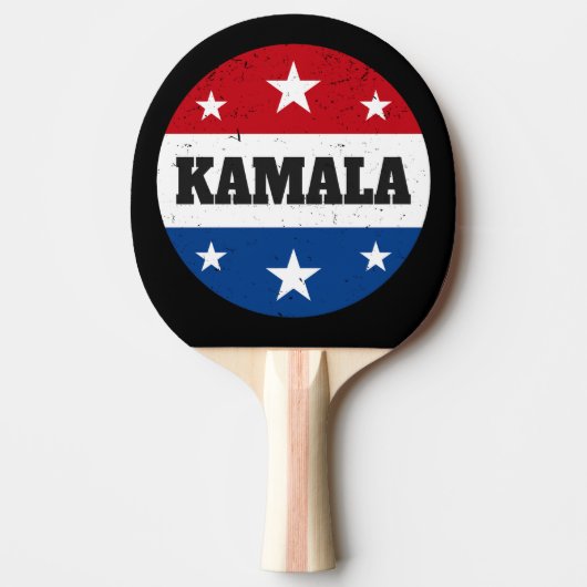 カマラハリス選挙区2024V 卓球ラケット (正面)