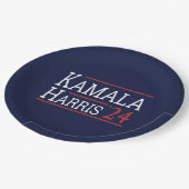 カマラハリス選挙第2024I ペーパープレート (アングル)
