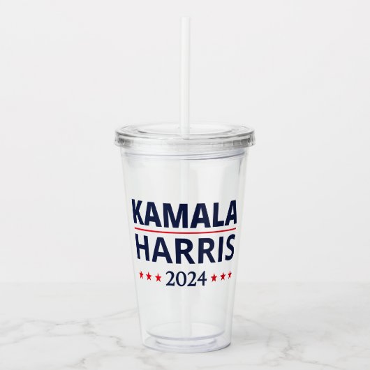 カマラハリス選挙第2024III アクリルタンブラー (正面)
